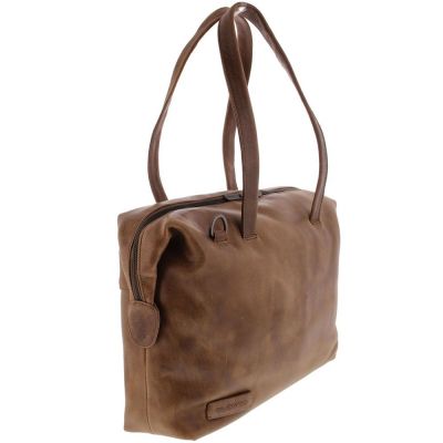 Plevier Pure Caithness Women's Shoulder Bag 15.6 Inch Taupe #3